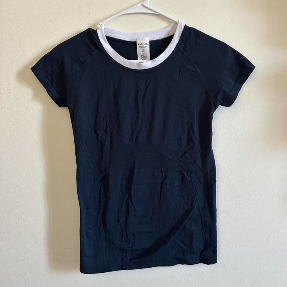 Athleta Black and White Top